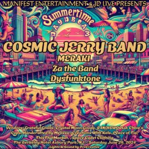 cosmic jerry, manifest, jdlive, procreative, bill boyington, meraki,